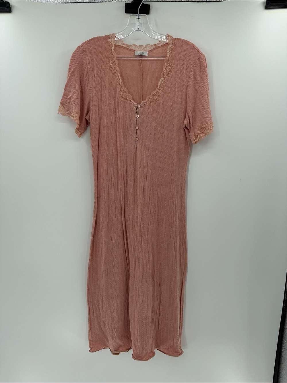 Joelle La Perla Women's Slip Modal Pajamas - Dusty Pink - 3 US M-L
